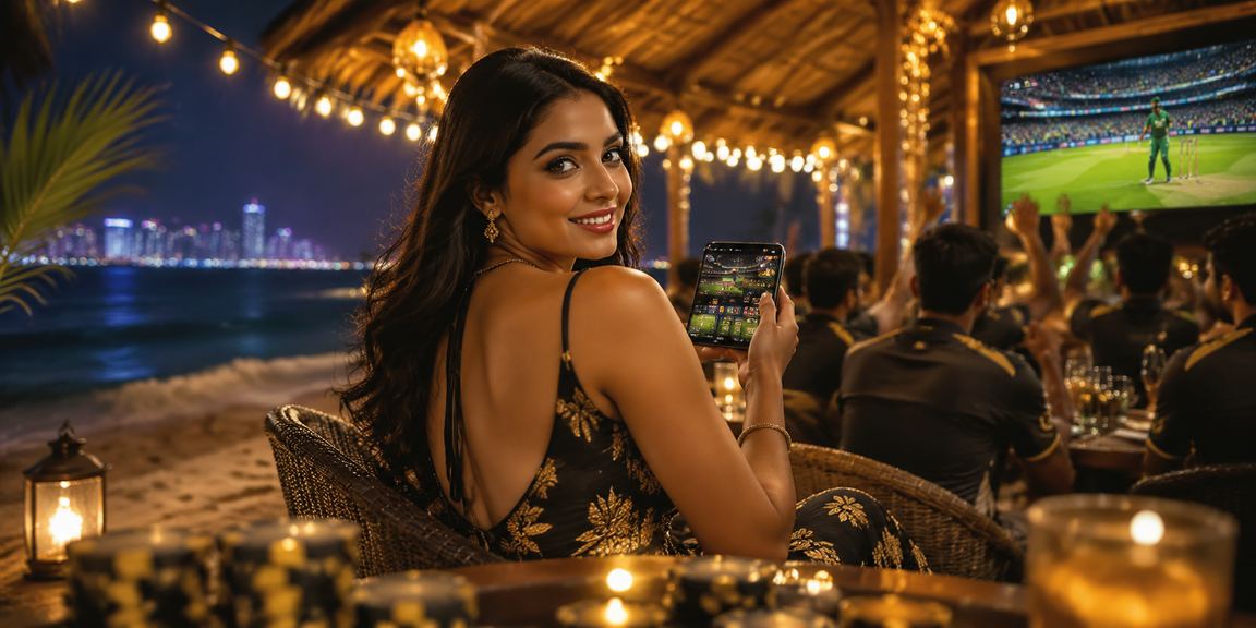 সেন্ট মার্টিনে সমুদ্র সৈকতে ক্রিকেট বেটিং